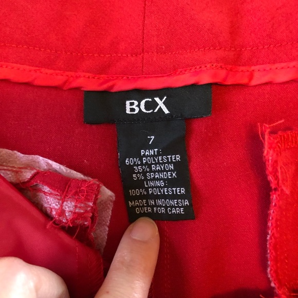 BCX Red Pants - Picture 9 of 10
